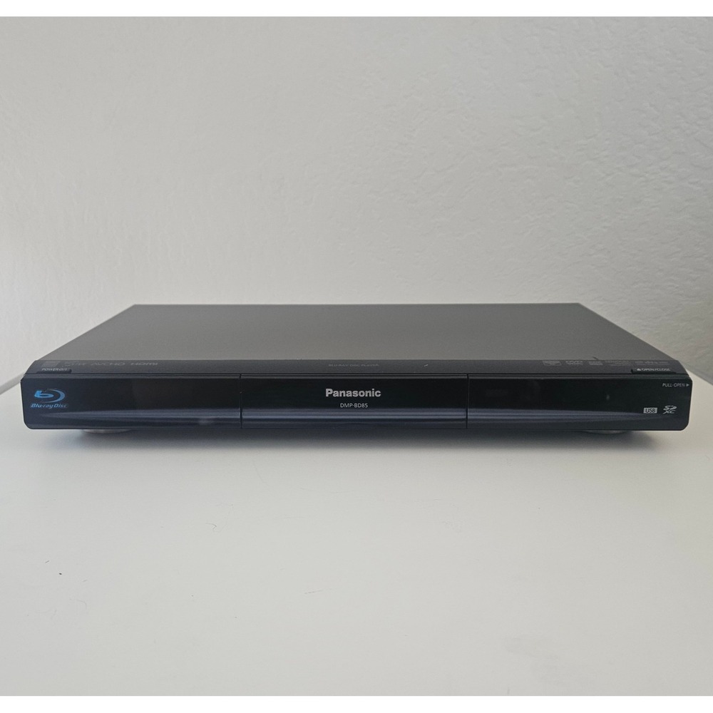 Panasonic Blu-Ray Player DMP-BD85 DVD HDMI SD Card No Remote - Tested/Works